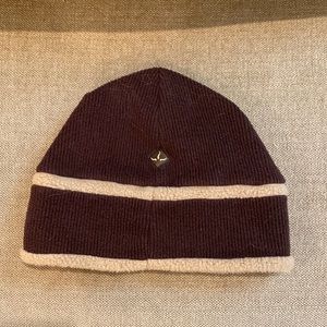 Prana brown and tan beanie